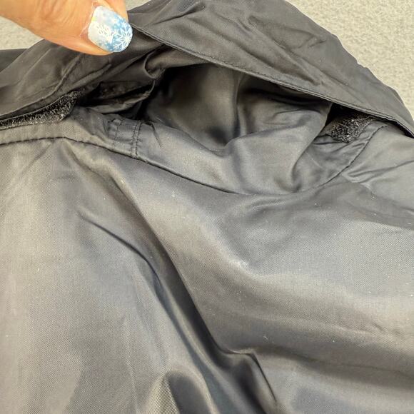 Castle X Raceware Puffer Coat Youth XL Black Hidden Hood Snowmobile Jacket - Picture 5 of 13